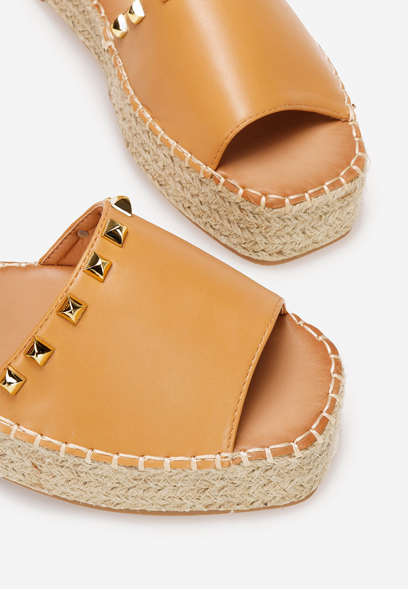 Hnedé dámské espadrilky Firmosa