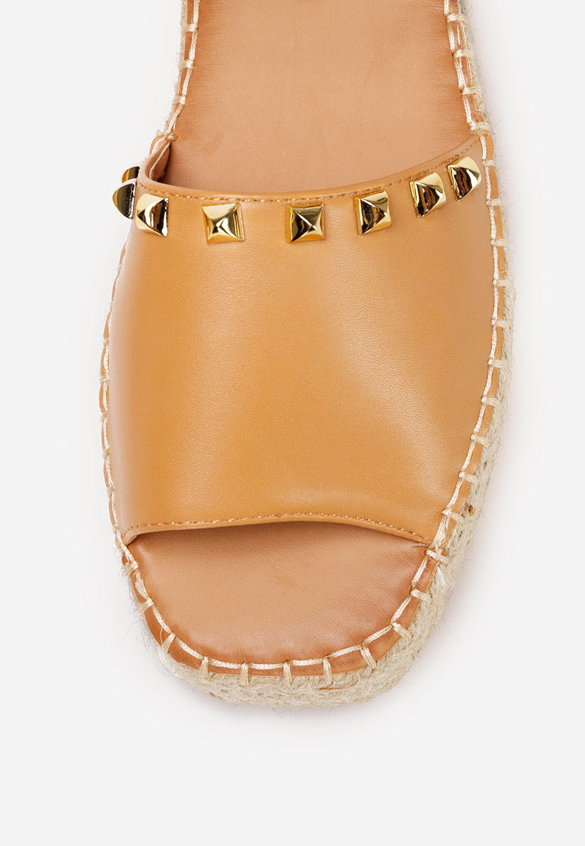 Hnedé dámské espadrilky Firmosa