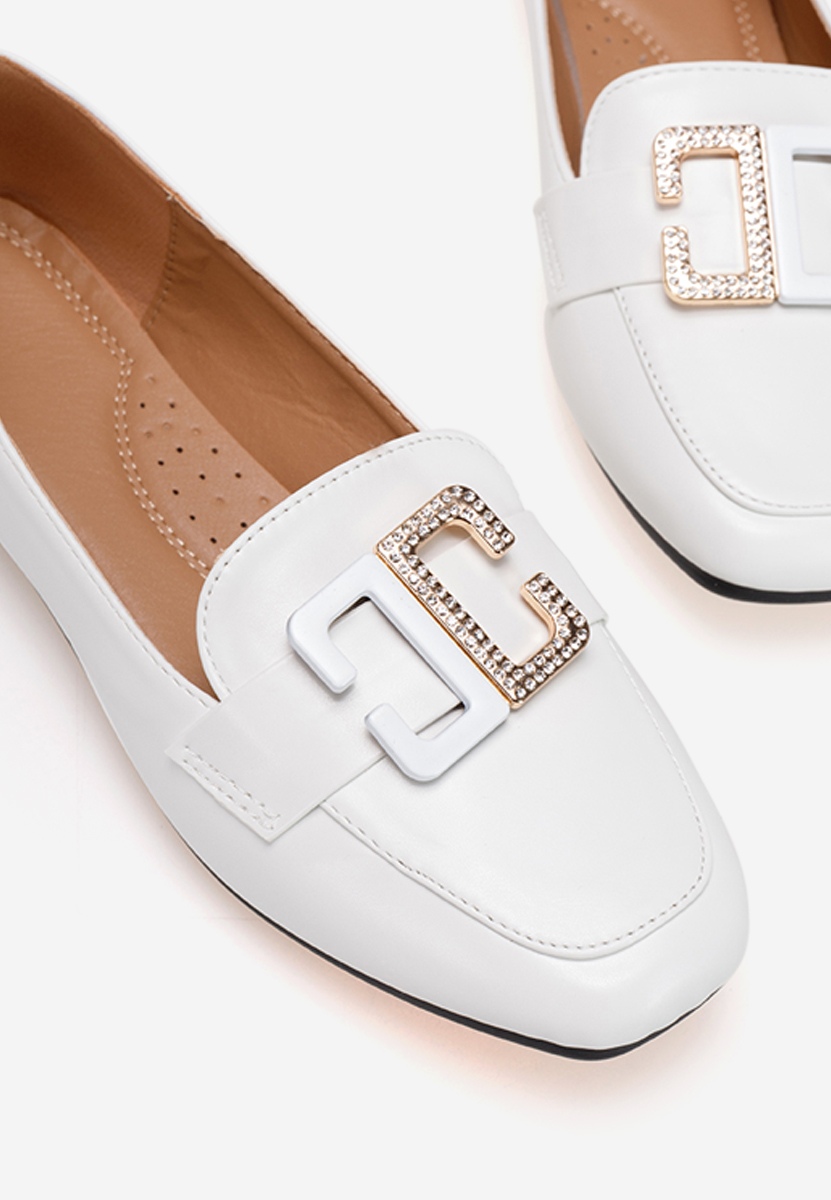 Bílé mokasíny dámské Joyday