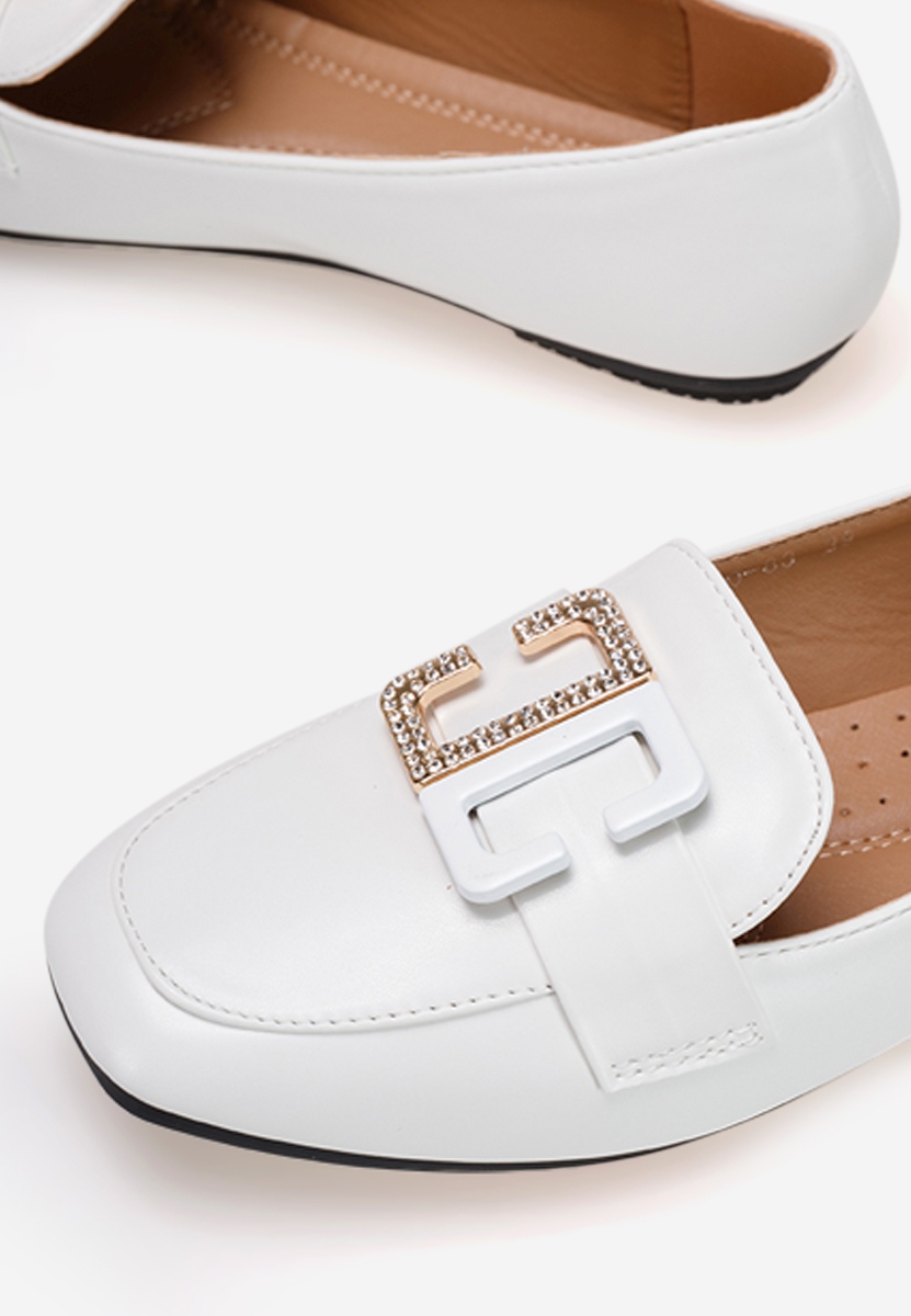 Bílé mokasíny dámské Joyday