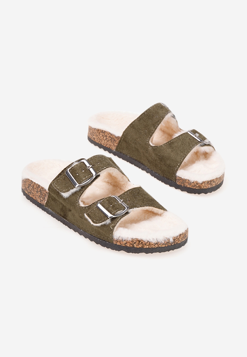 Khaki domácí pantofle Testa