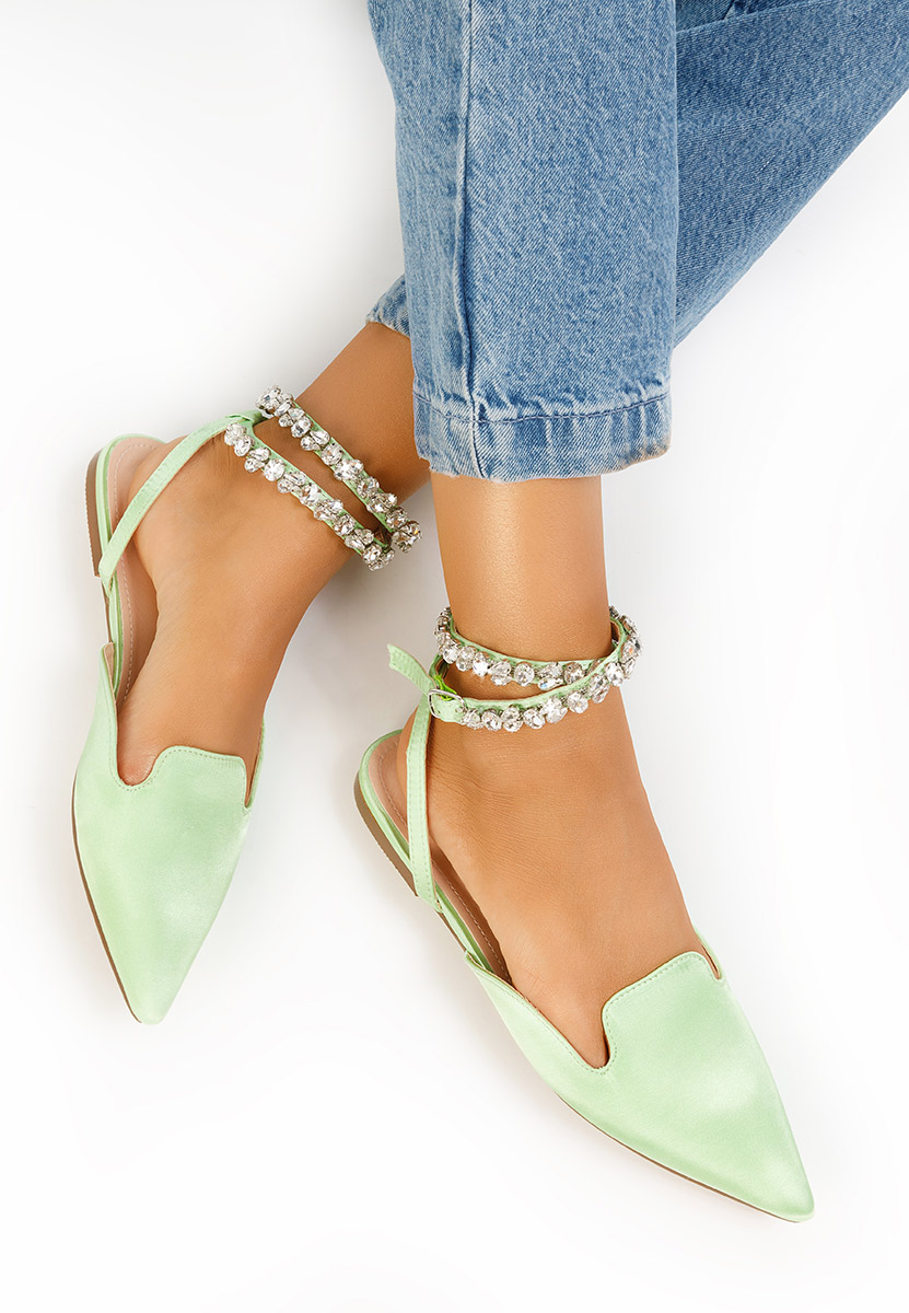 Zelené dámské baleríny Radiza V2
