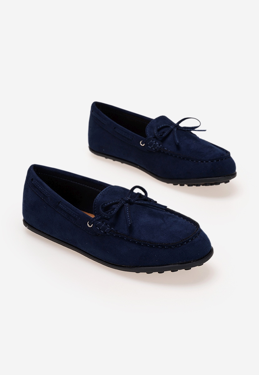 Tmavě modré chlapecké mokasíny Boat