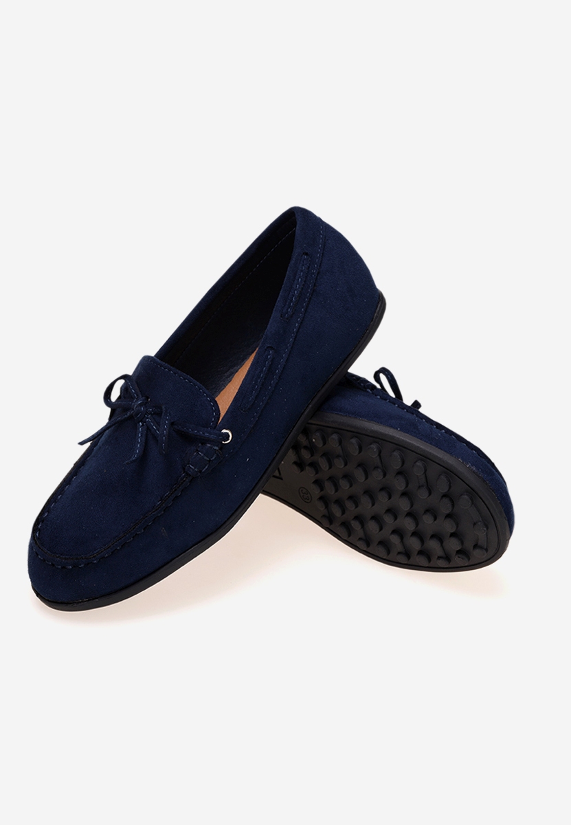 Tmavě modré chlapecké mokasíny Boat