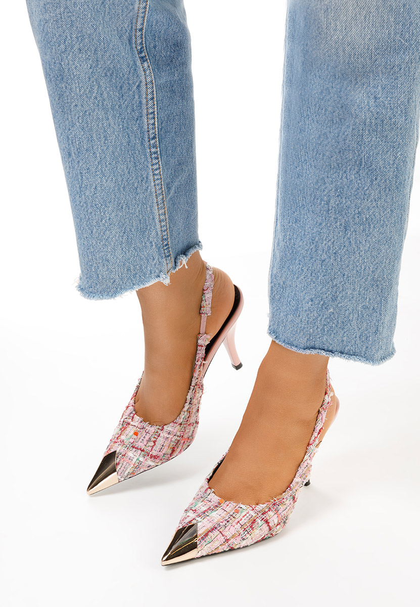 Ružové lodičky do špičky Sagria