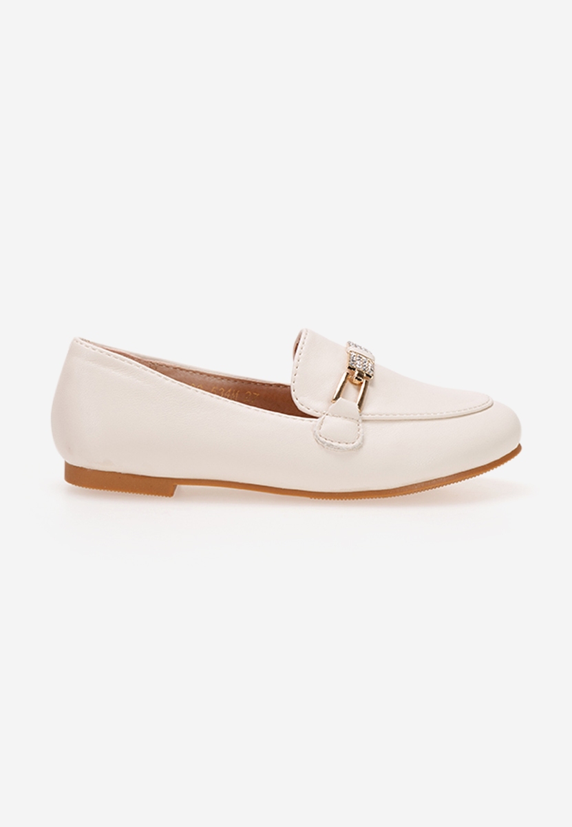 Béžové dětské mokasíny Cubana A