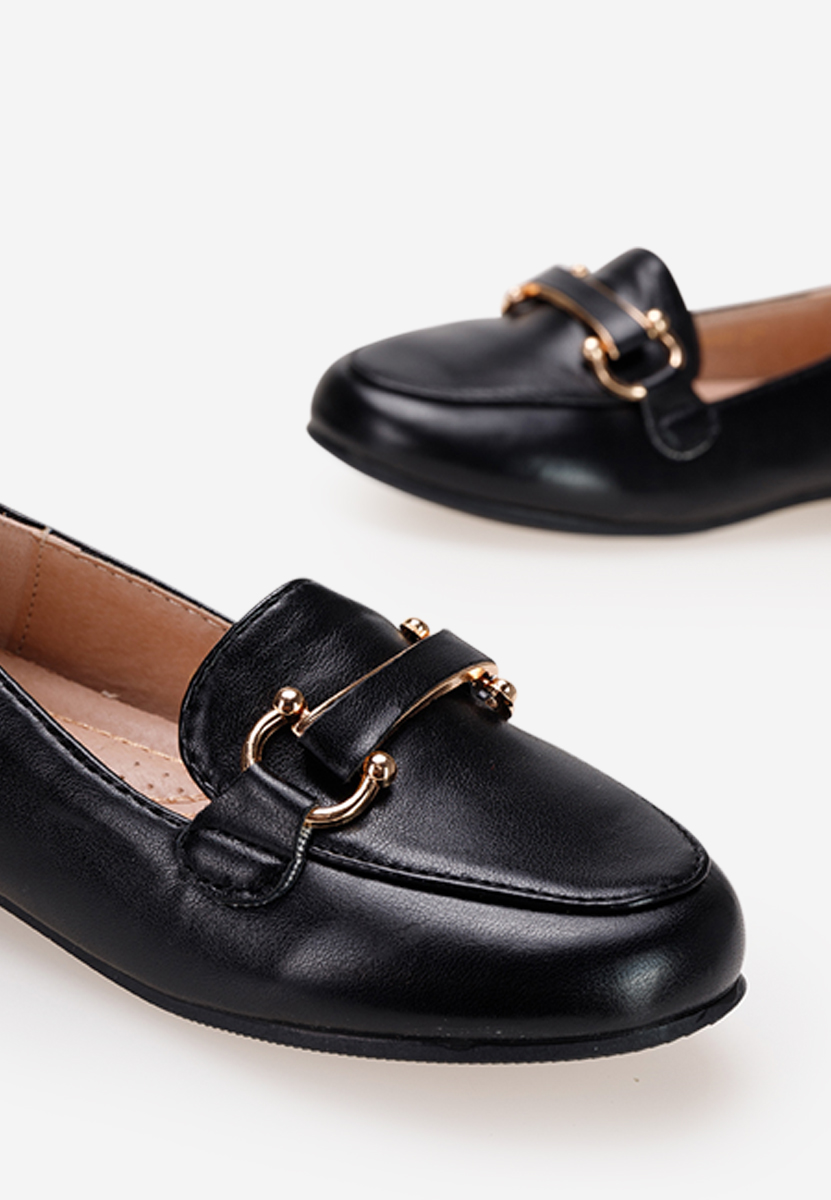 Černé dívčí mokasíny Prestige A