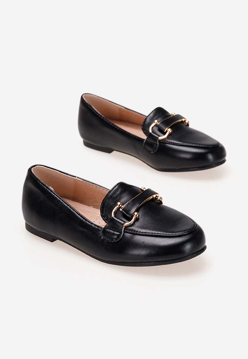 Černé dívčí mokasíny Prestige A