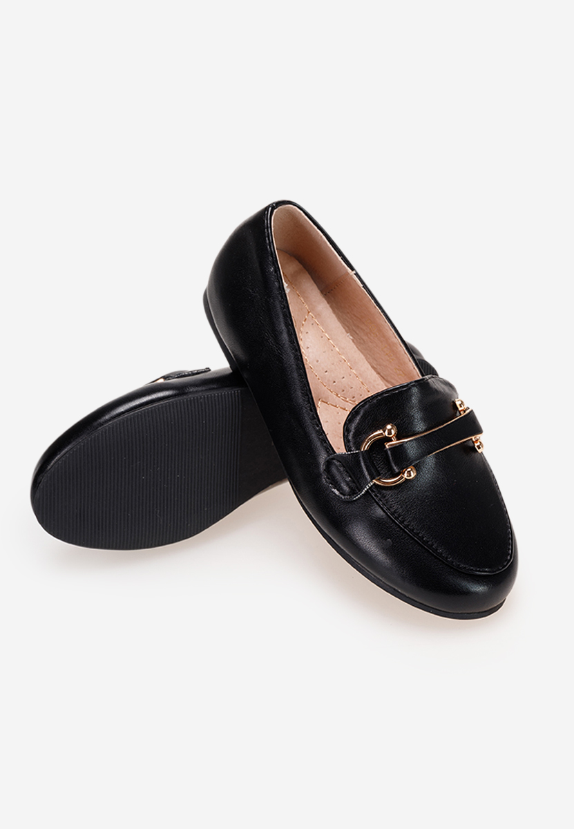 Černé dívčí mokasíny Prestige A