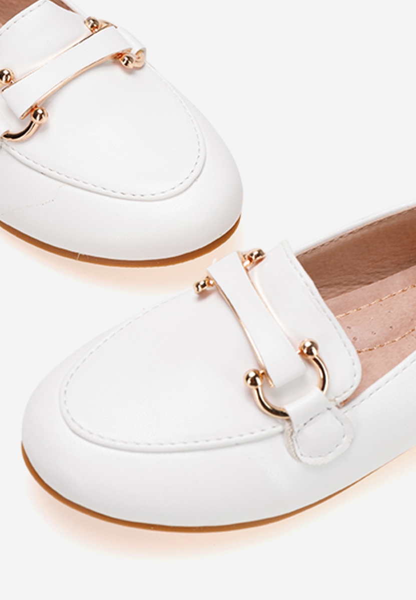 Bílé dívčí mokasíny Prestige A