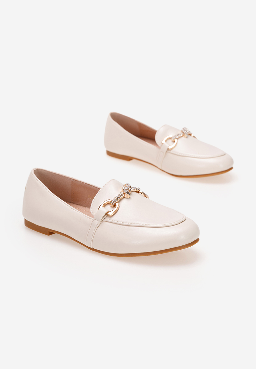 Béžové dětské mokasíny Heaven A