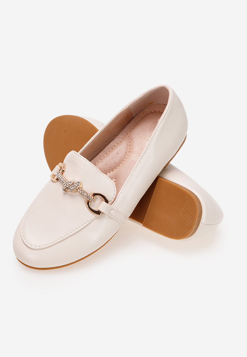 Béžové dětské mokasíny Heaven A