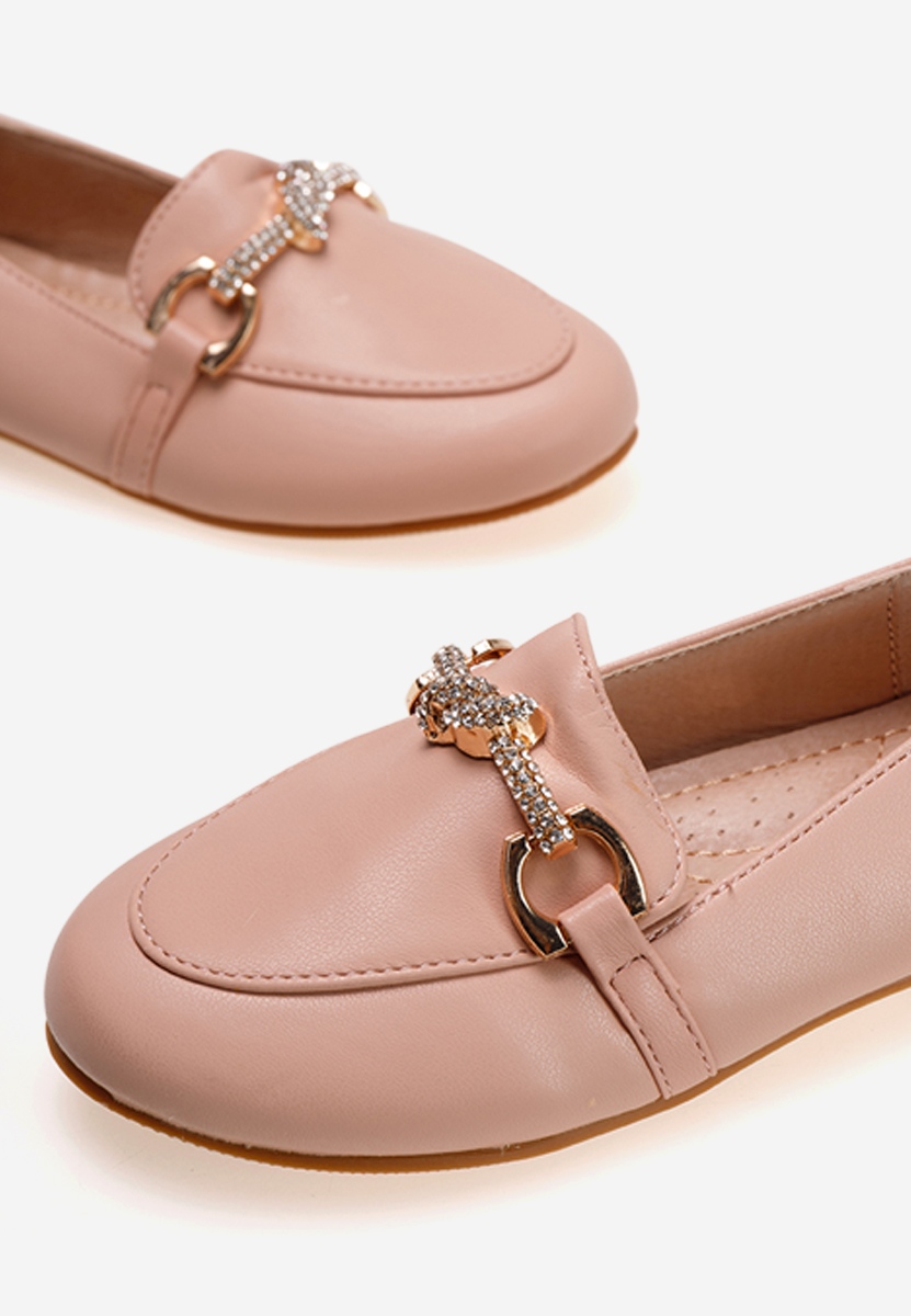 Ružové dětské mokasíny Heaven B