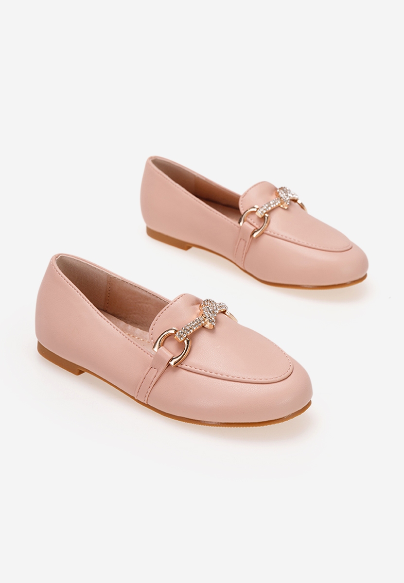 Ružové dětské mokasíny Heaven B