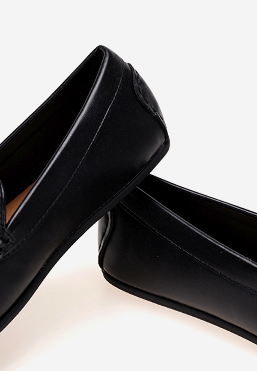 Černé chlapecké mokasíny Break B