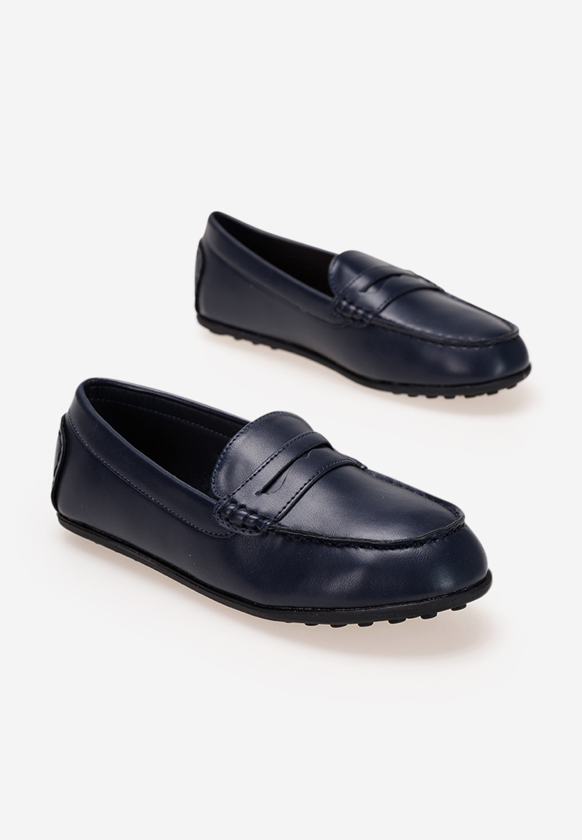 Tmavě modré chlapecké mokasíny Break B