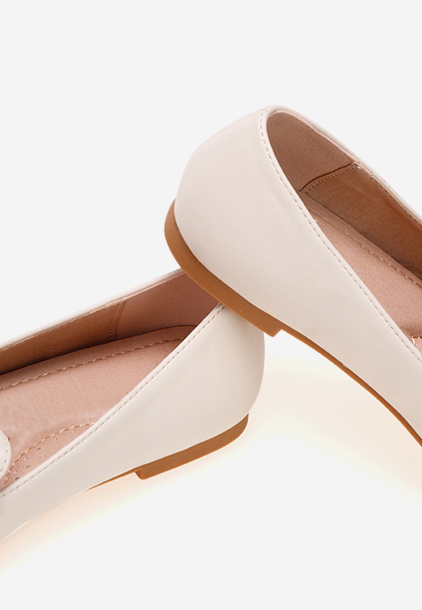 Béžové dívčí mokasíny Cubana B