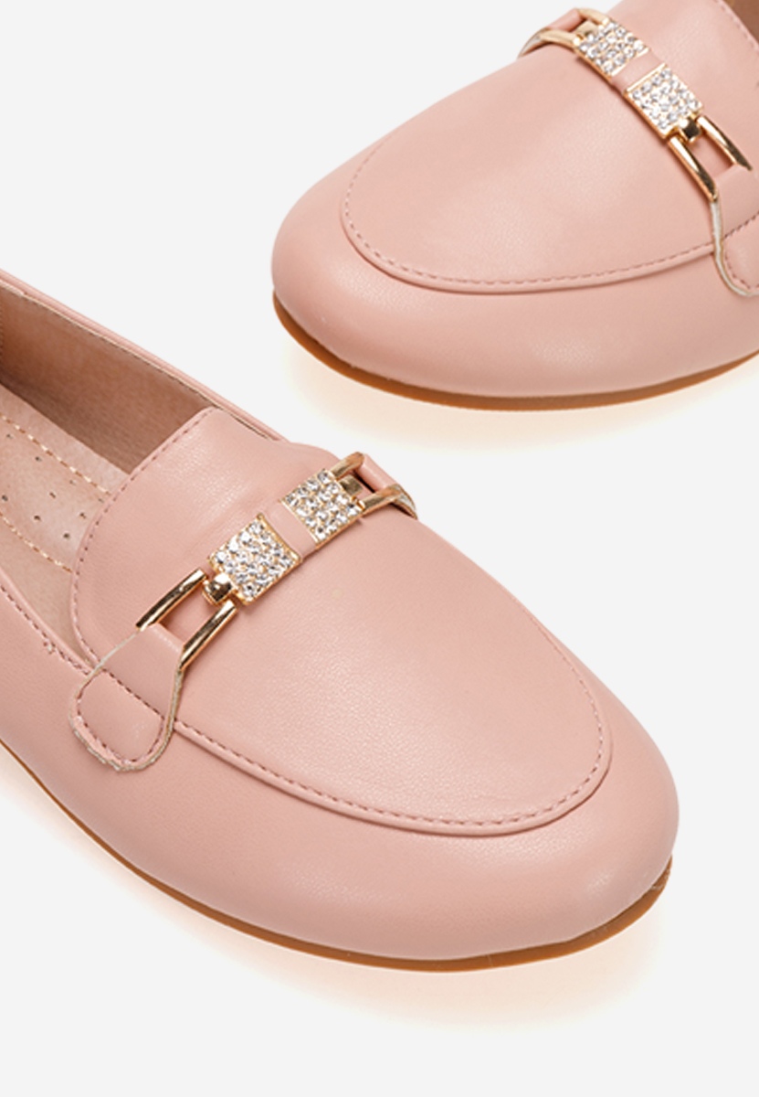 Ružové dívčí mokasíny Cubana B