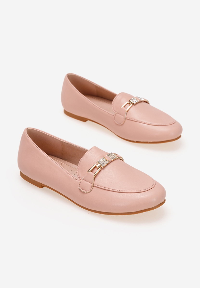 Ružové dívčí mokasíny Cubana B