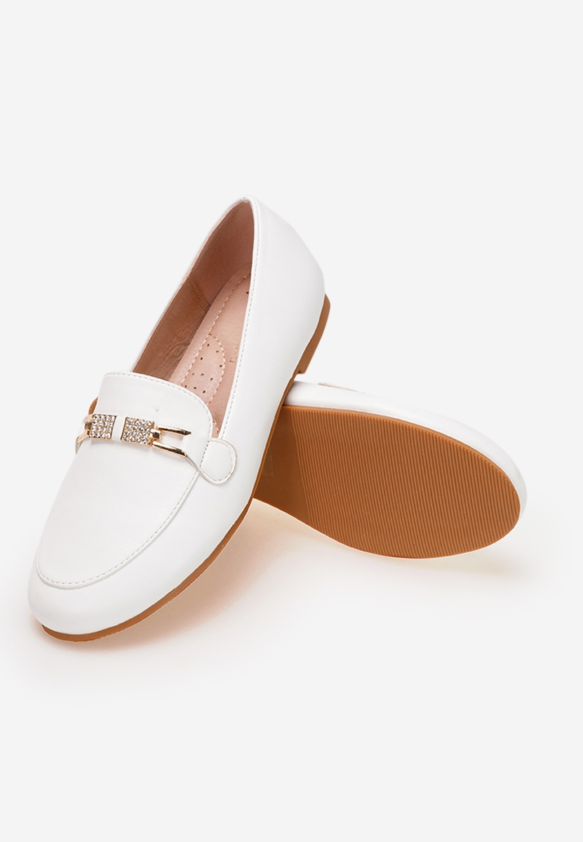 Bílé dívčí mokasíny Cubana B