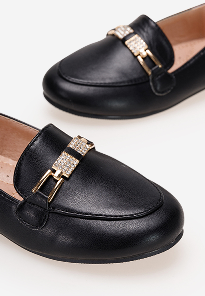 Černé dětské mokasíny Cubana A