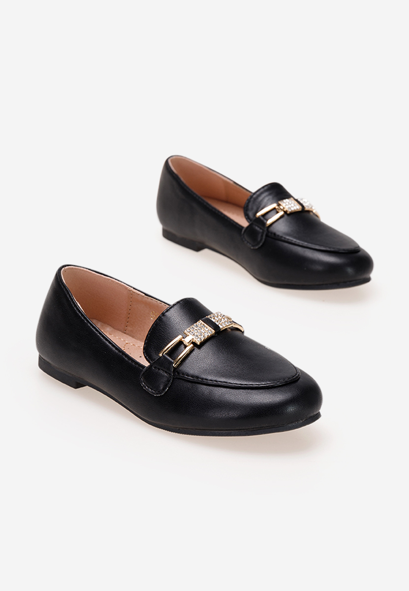 Černé dětské mokasíny Cubana A