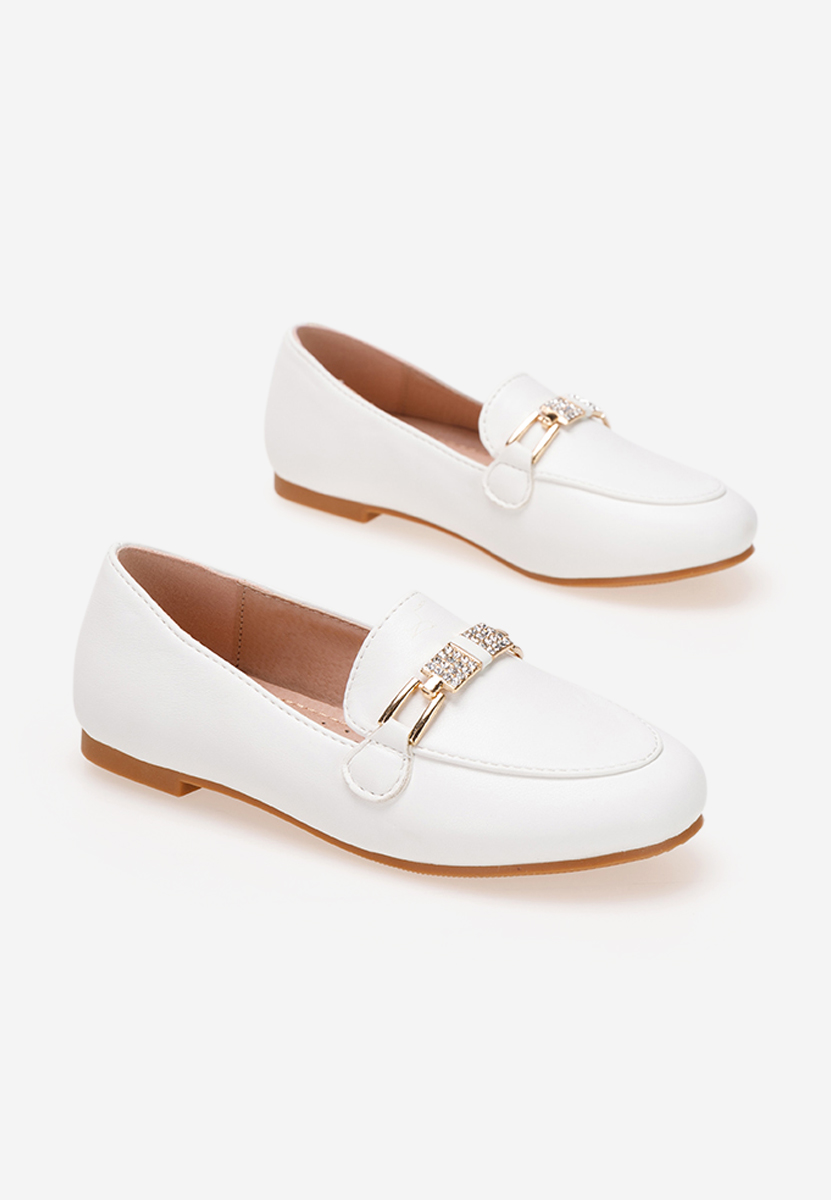 Bílé dětské mokasíny Cubana A