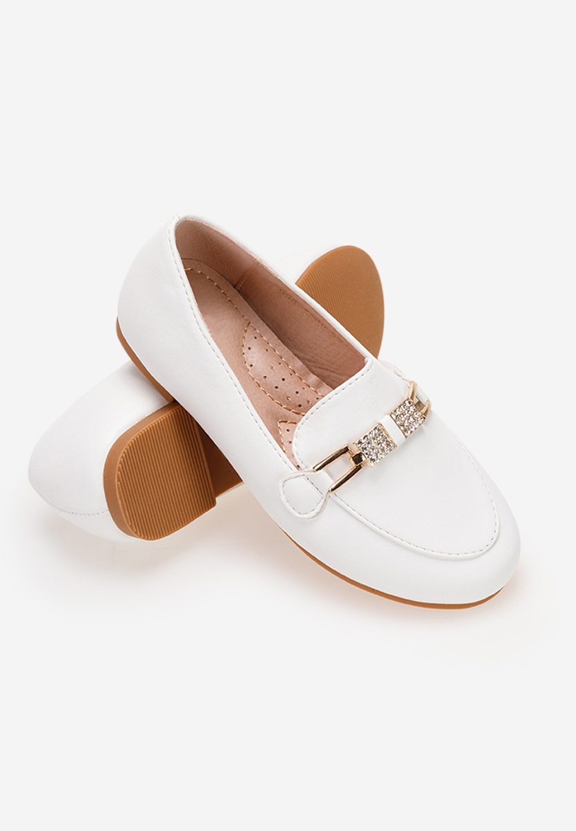Bílé dětské mokasíny Cubana A