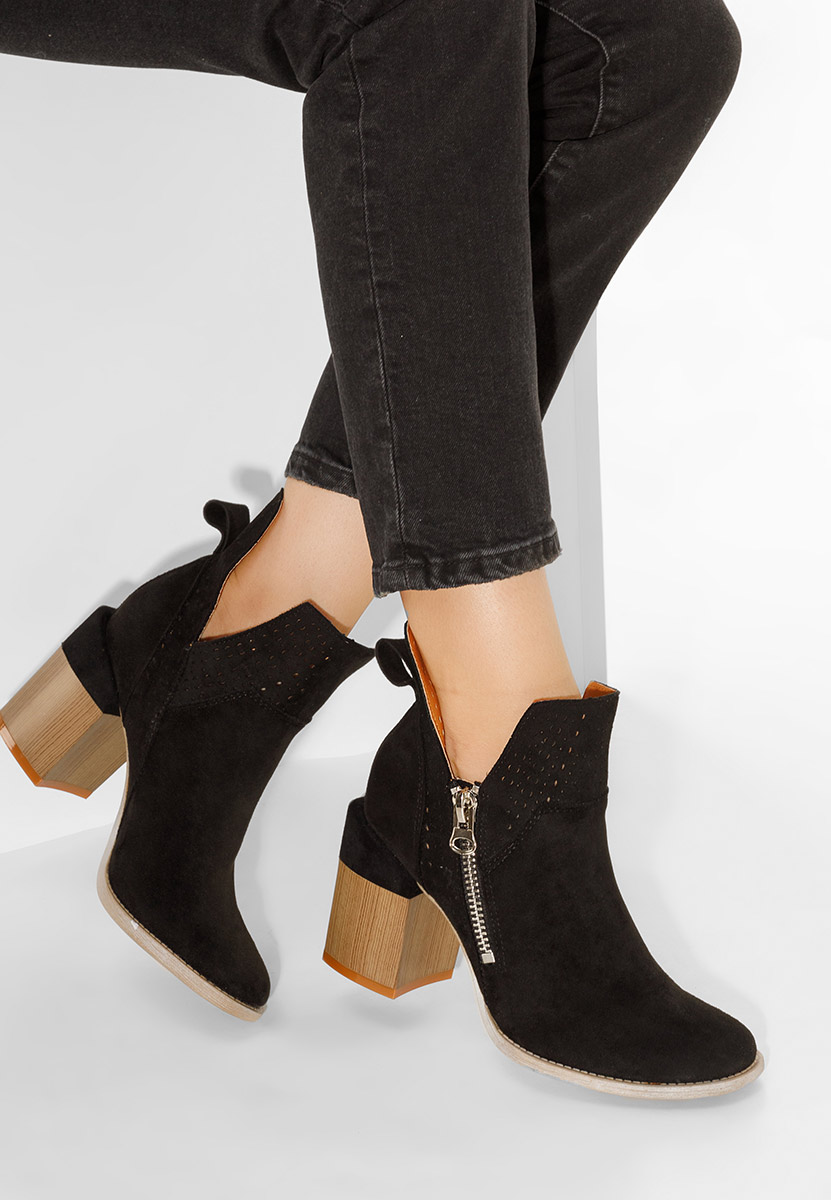 Černé kotníkové boty dámské Esperanza