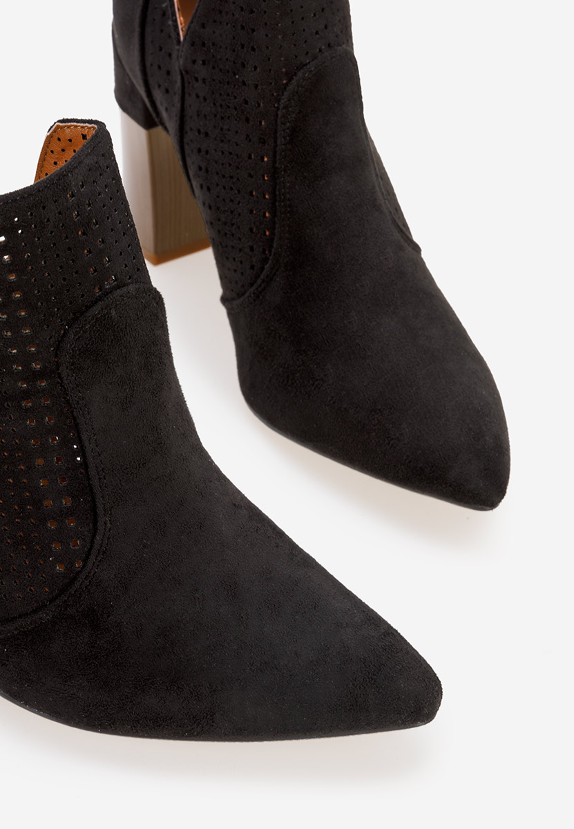 Černé kotníkové boty dámské Alegria