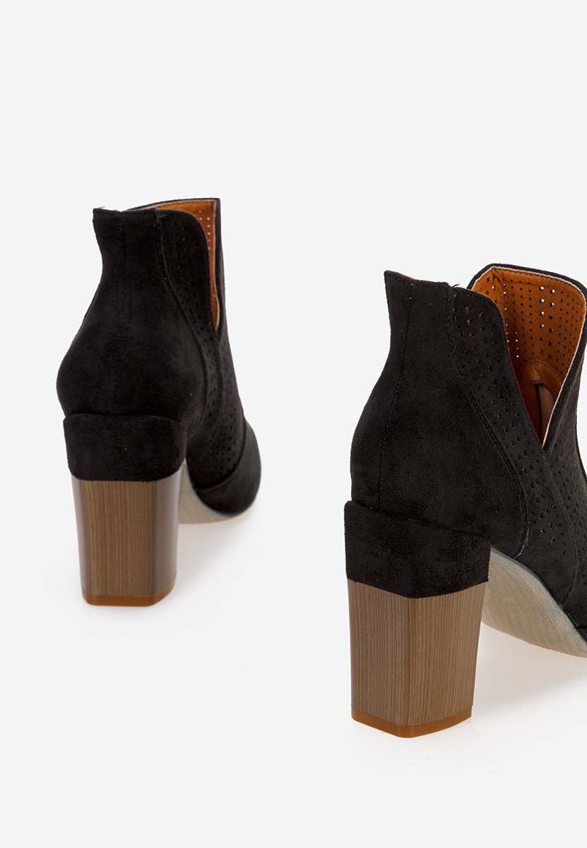 Černé kotníkové boty dámské Alegria