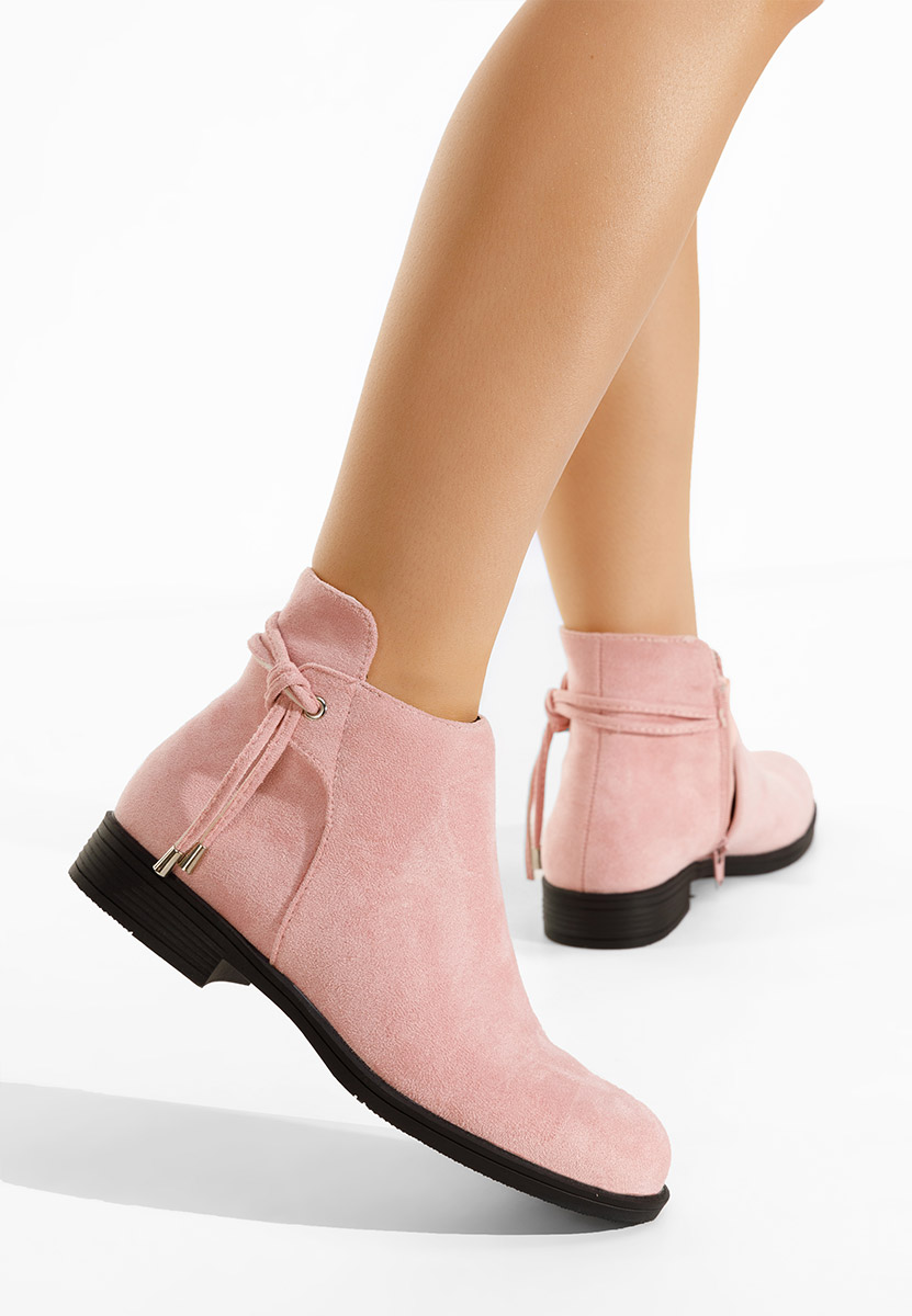 Ružové dámské kotníkové boty Dezara