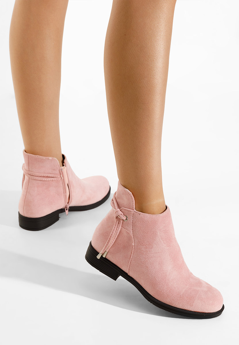 Ružové dámské kotníkové boty Dezara