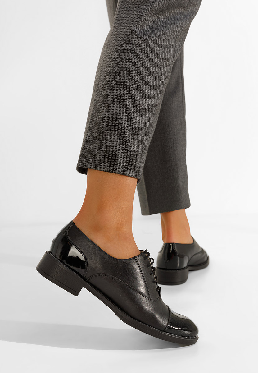 Černé dámské oxfordy Genave V2