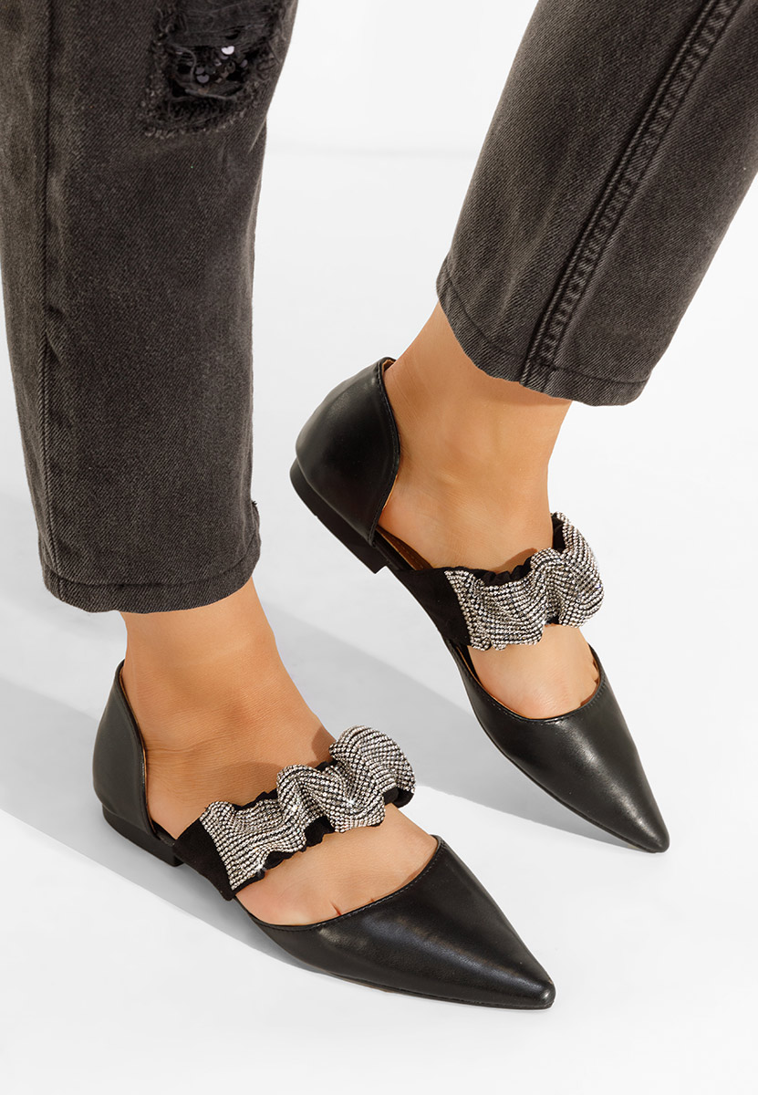 černé dámské baleríny Estepona