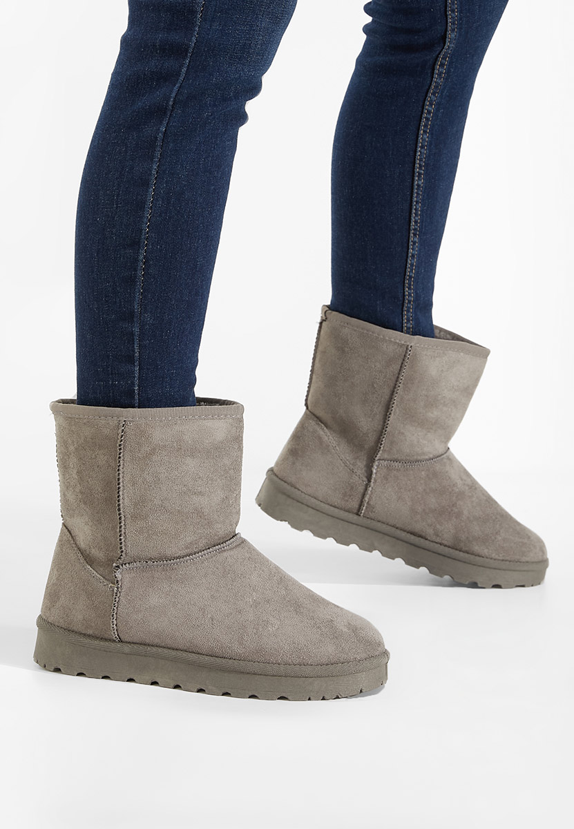 Šedé dámské zimní boty Celesa