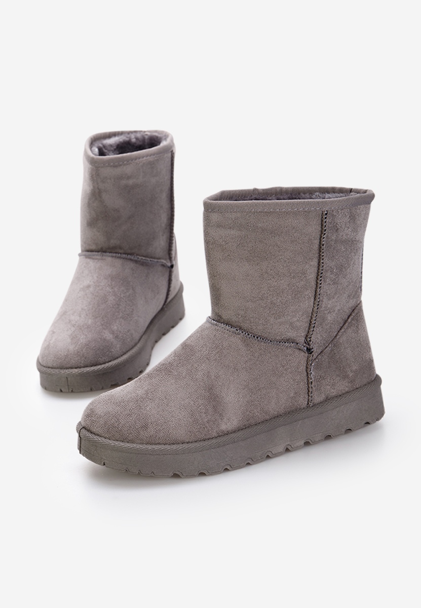 Šedé dámské zimní boty Celesa