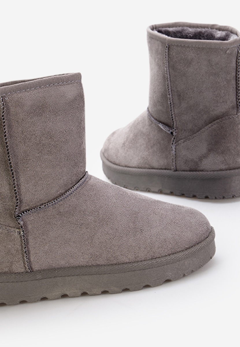 Šedé dámské zimní boty Celesa