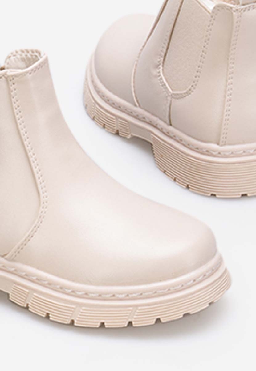 Béžové dívčí kotníkové boty Trivoli