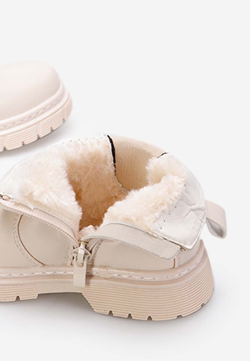 Béžové dívčí kotníkové boty Trivoli