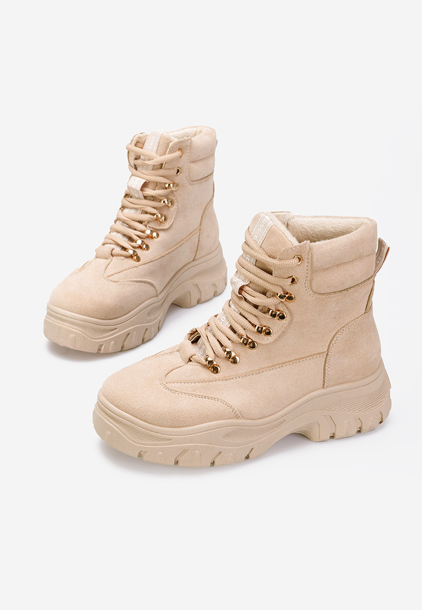 Béžové kotníkové tenisky Onisa