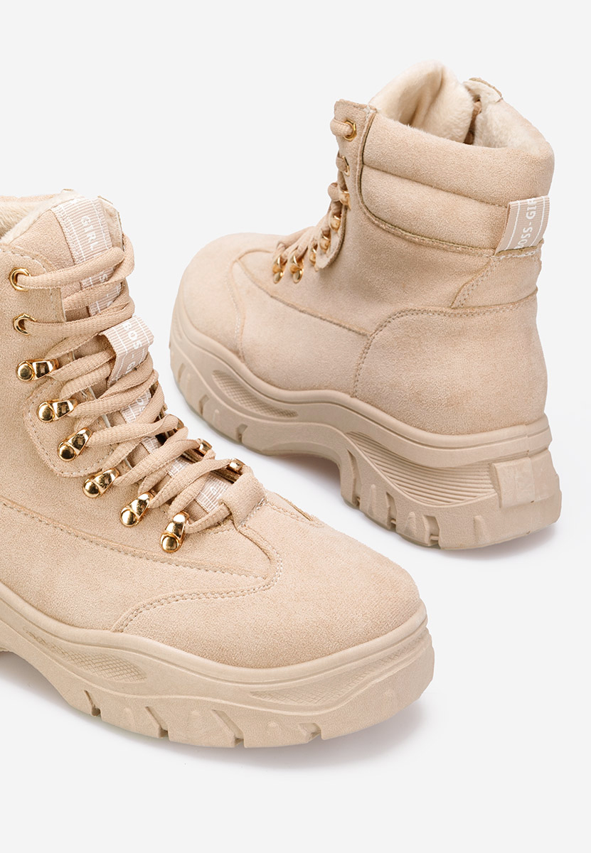 Béžové kotníkové tenisky Onisa