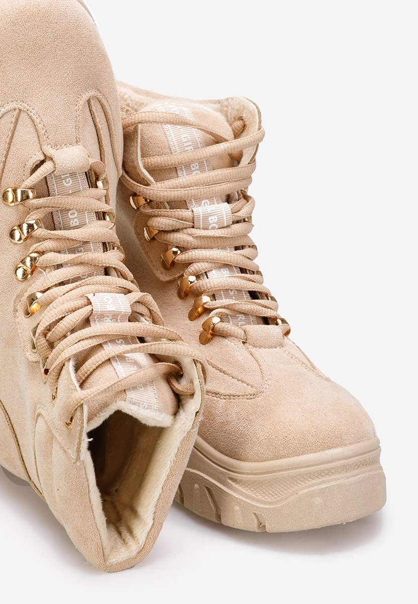 Béžové kotníkové tenisky Onisa