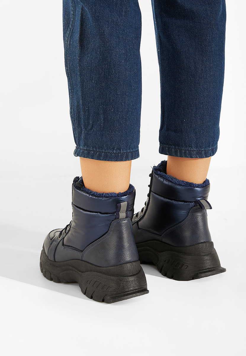 Tmavě modré kotníkové tenisky Macey