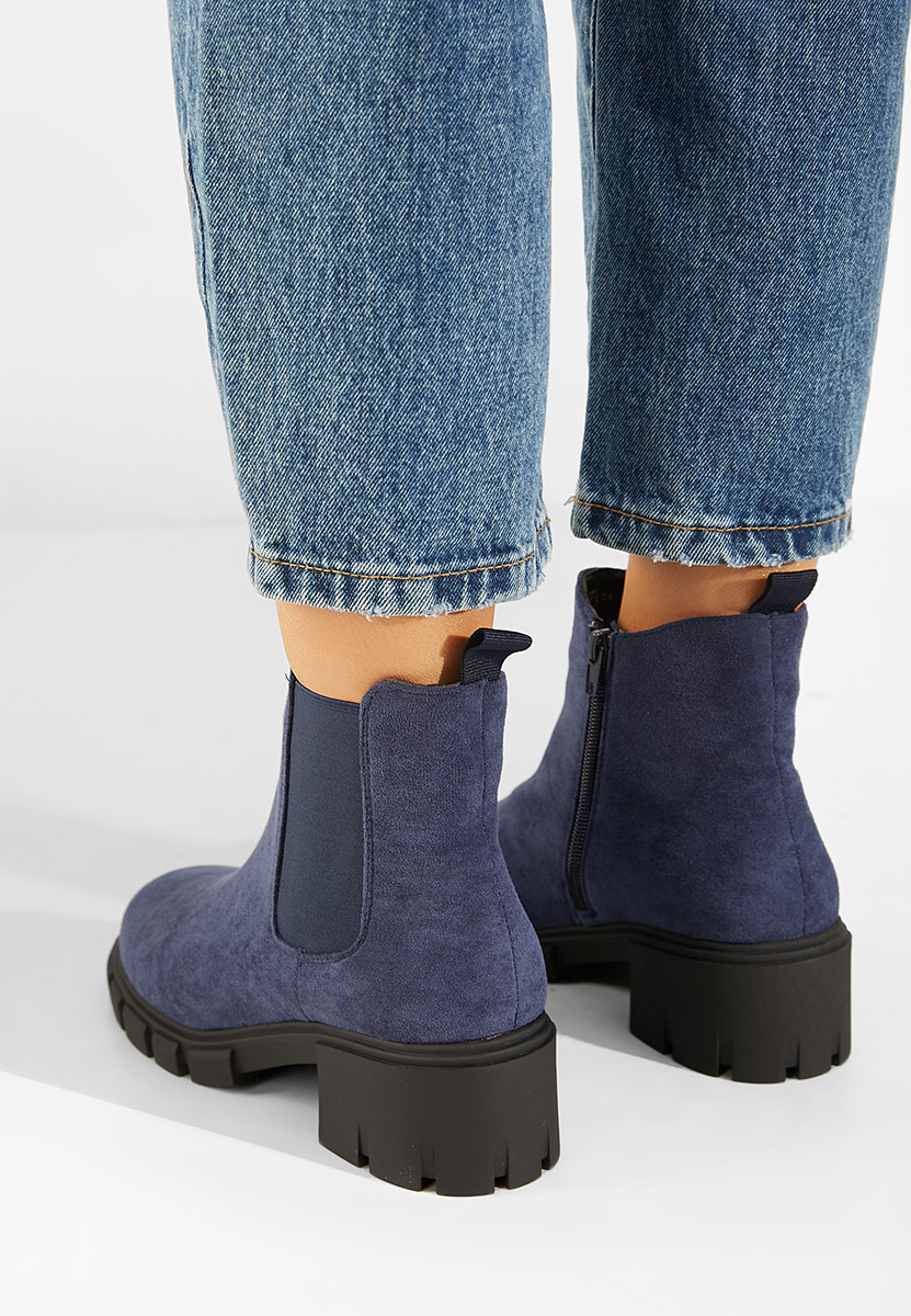 Modré dámské kotníková obuv Alyona