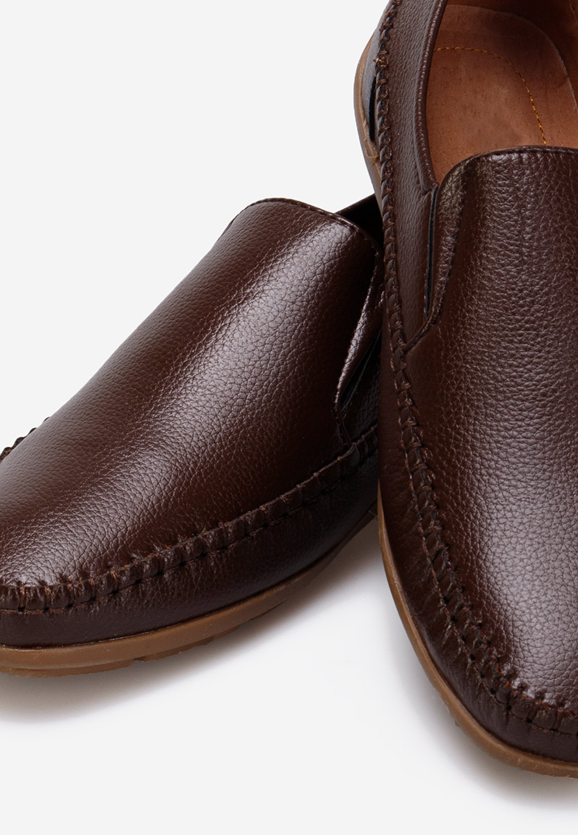 Hnedé mokasíny pánské Vallauris