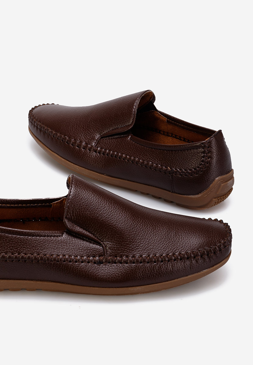 Hnedé mokasíny pánské Vallauris