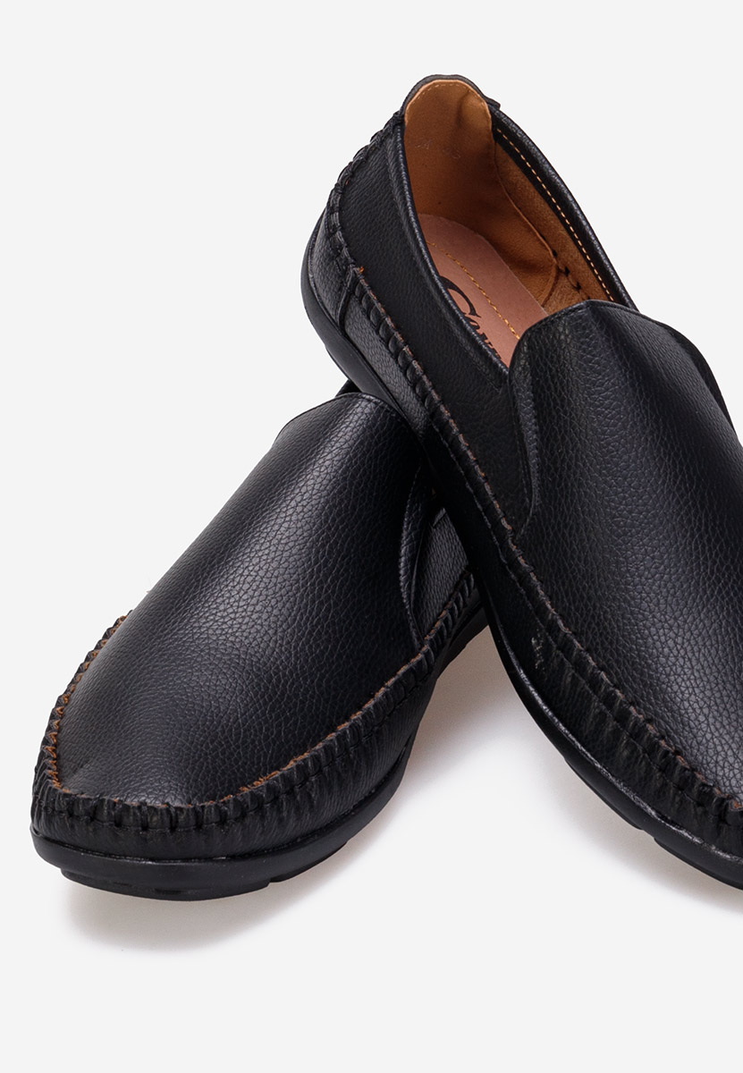 Černé mokasíny pánské Vallauris