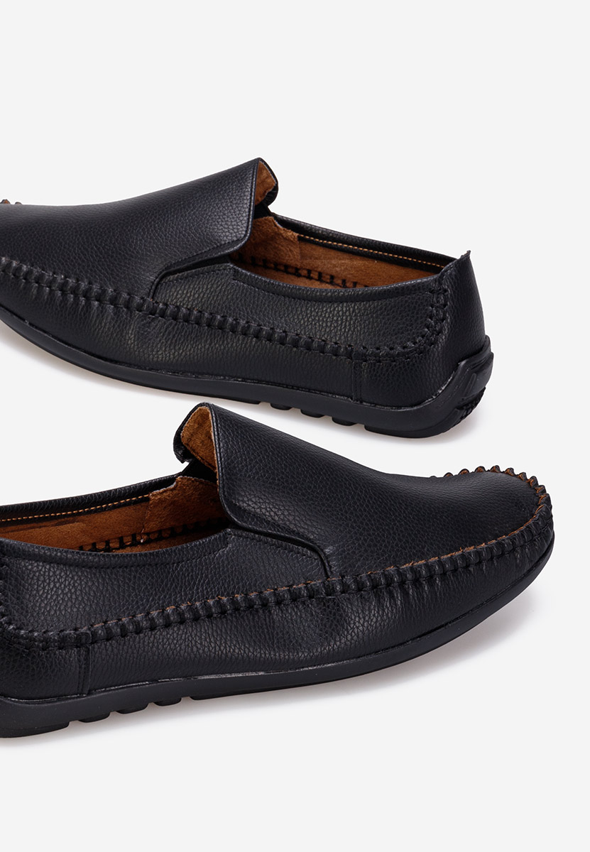 Černé mokasíny pánské Vallauris