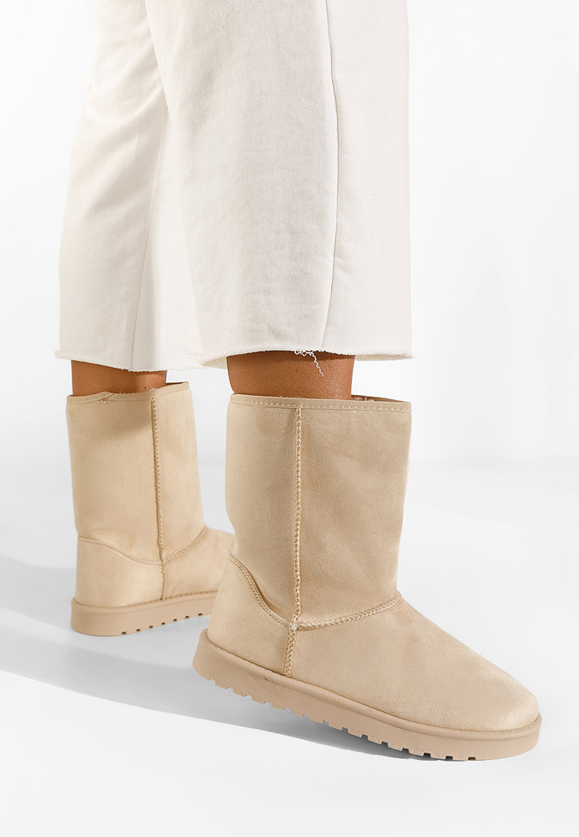 Béžové dámské válenky Anora